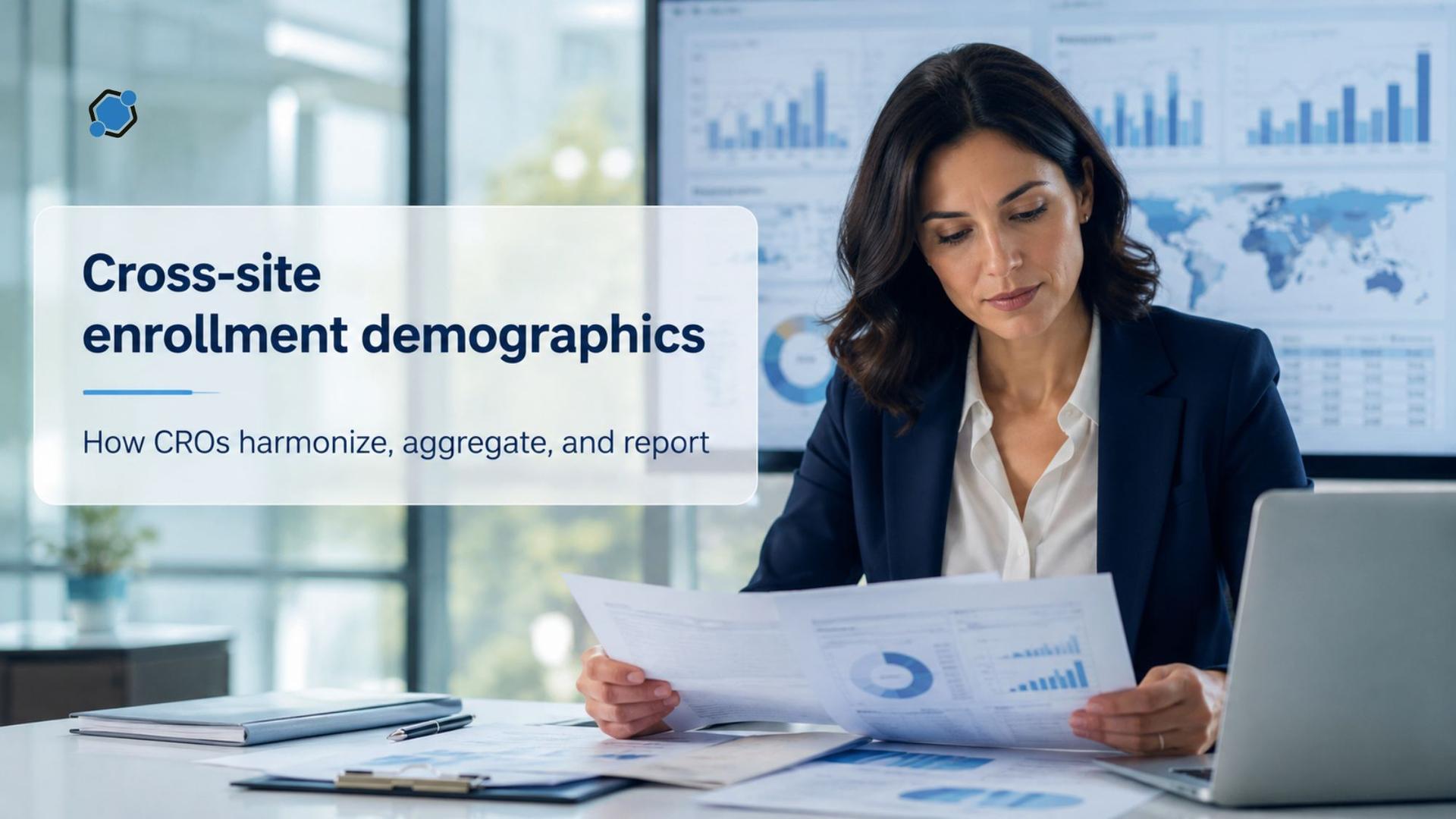 Cross-site enrollment demographics: How CROs harmonize, aggregate, and report