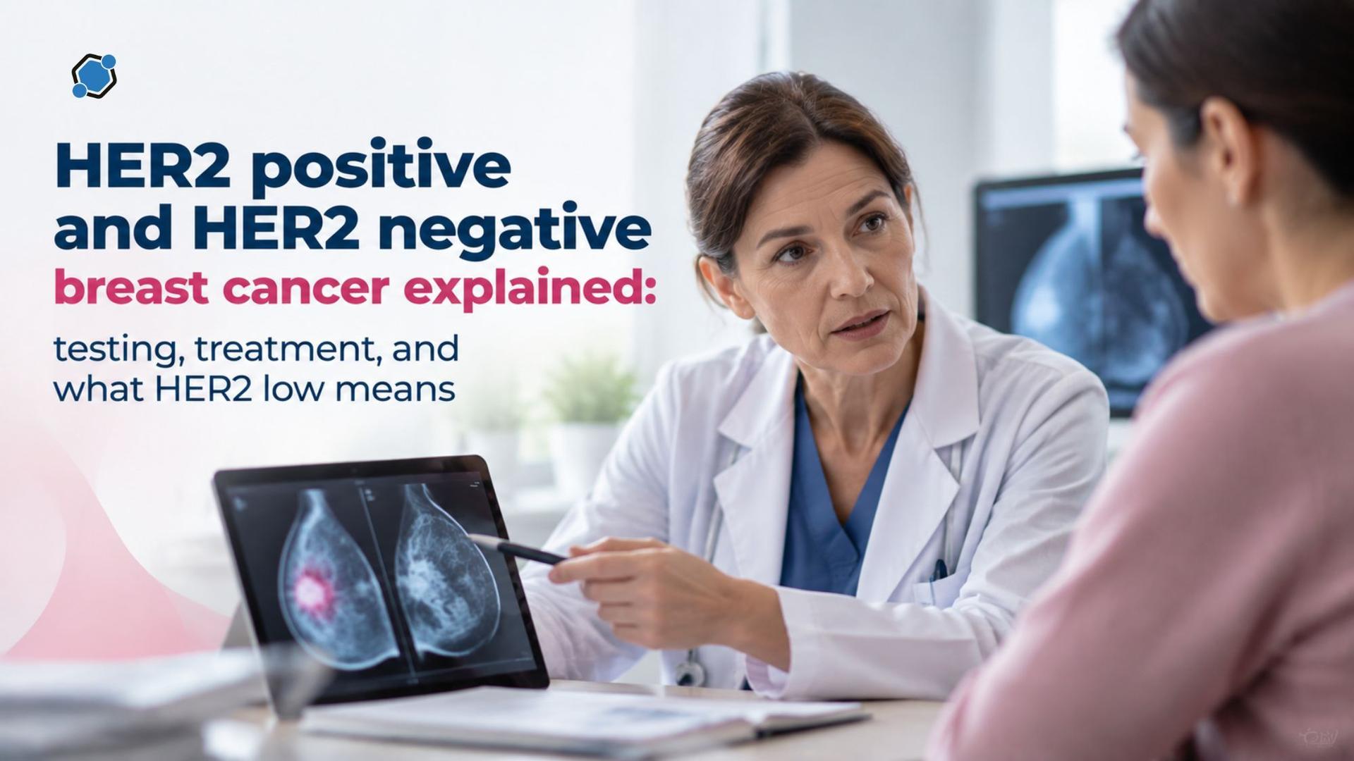 HER2 positive and HER2 negative breast cancer explained: testing, treatment, and what HER2 low means