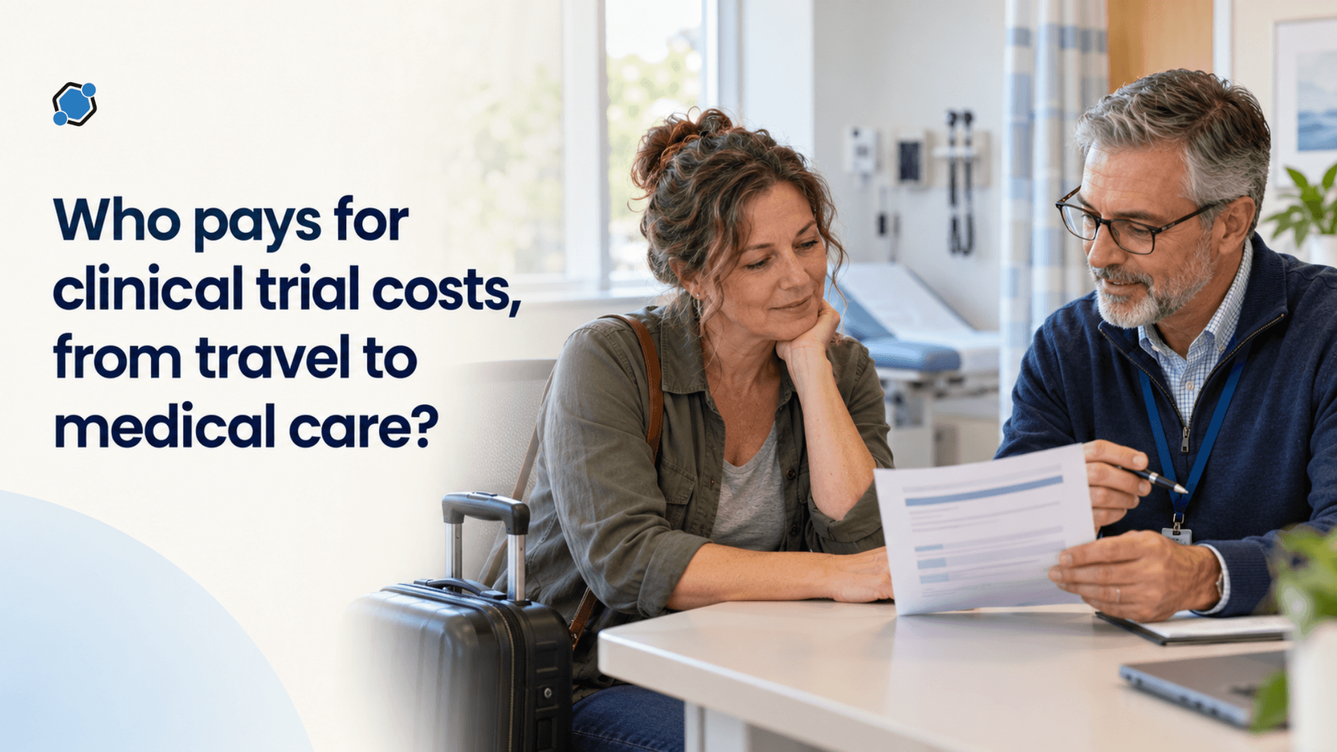 Who pays for clinical trial costs, from travel to medical care?