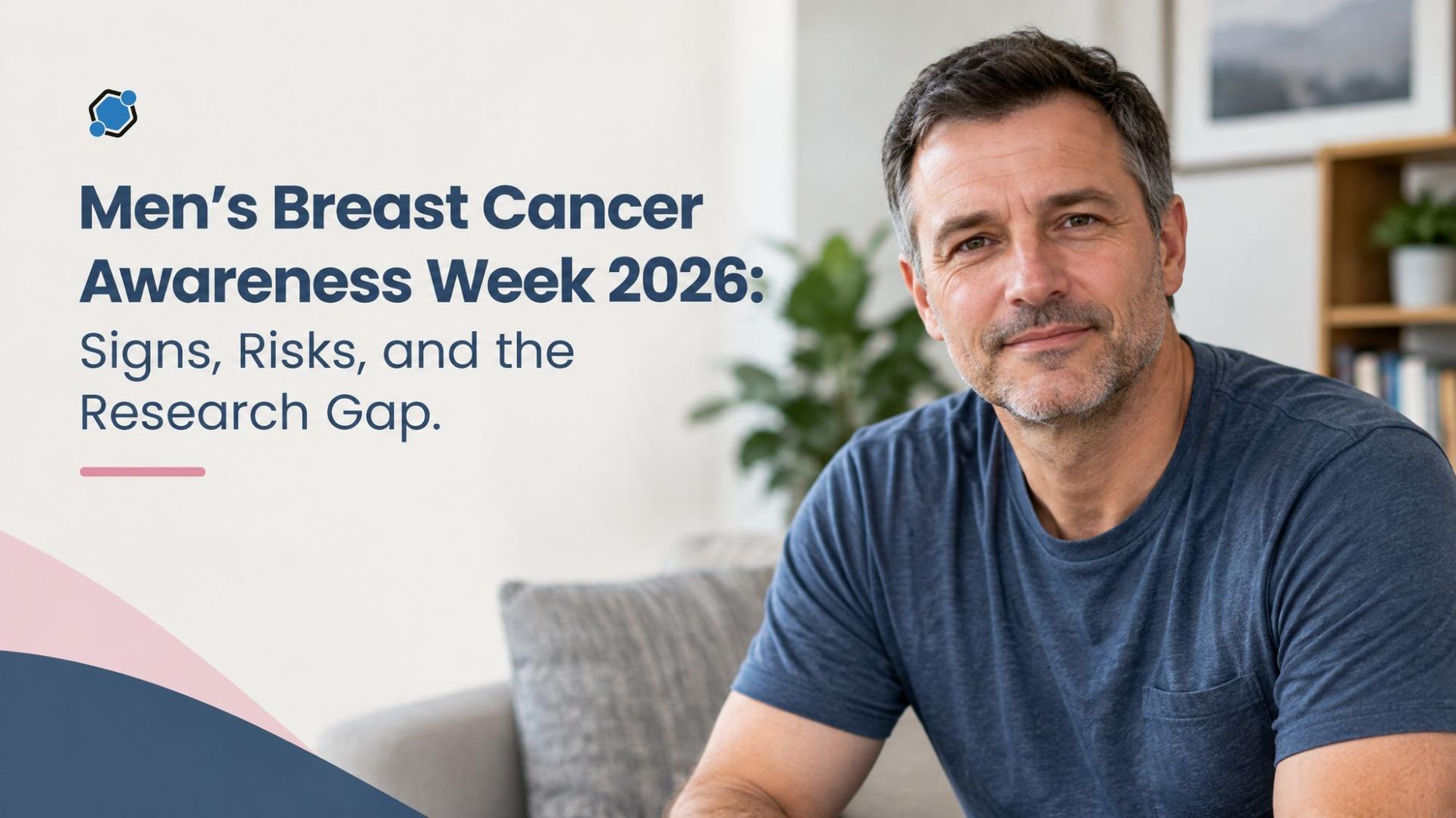 Men's Breast Cancer Awareness Week 2026: signs, risks, and the research gap