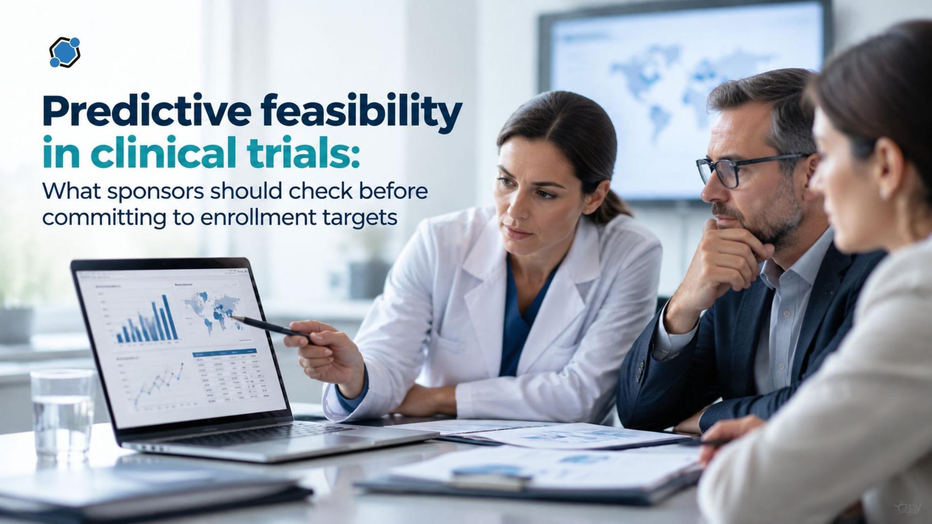 Predictive feasibility in clinical trials: what sponsors should check before committing to enrollment targets
