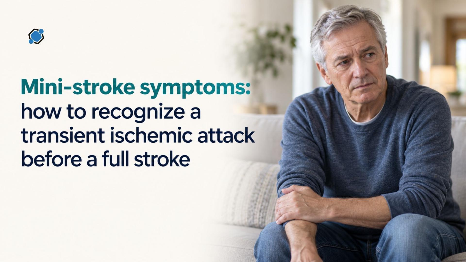 Mini-stroke symptoms: how to recognize a transient ischemic attack before a full stroke