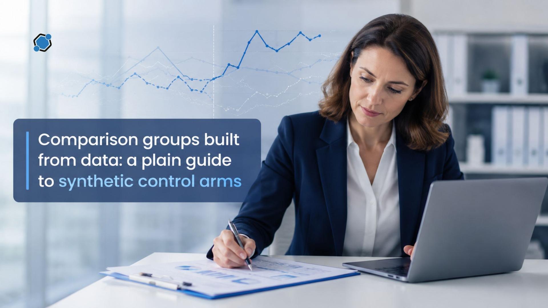 Comparison groups built from data: a plain guide to synthetic control arms