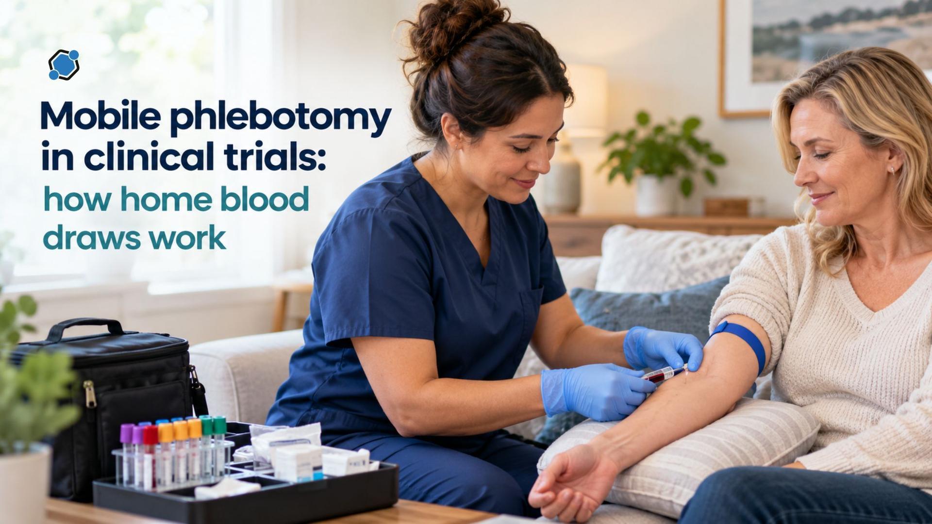 Mobile phlebotomy in clinical trials: how home blood draws work