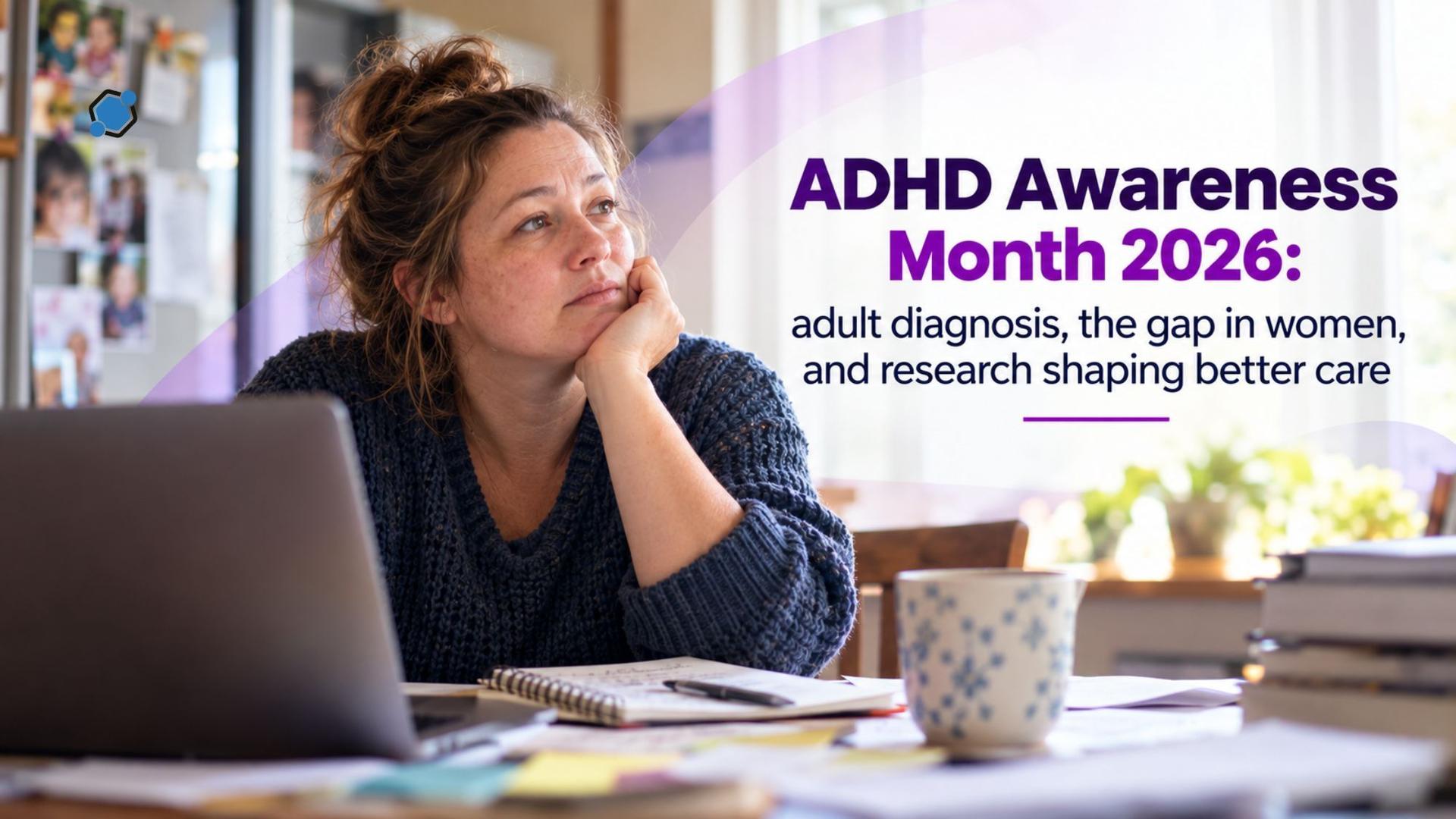 ADHD Awareness Month 2026: adult diagnosis, the gap in women, and research shaping better care