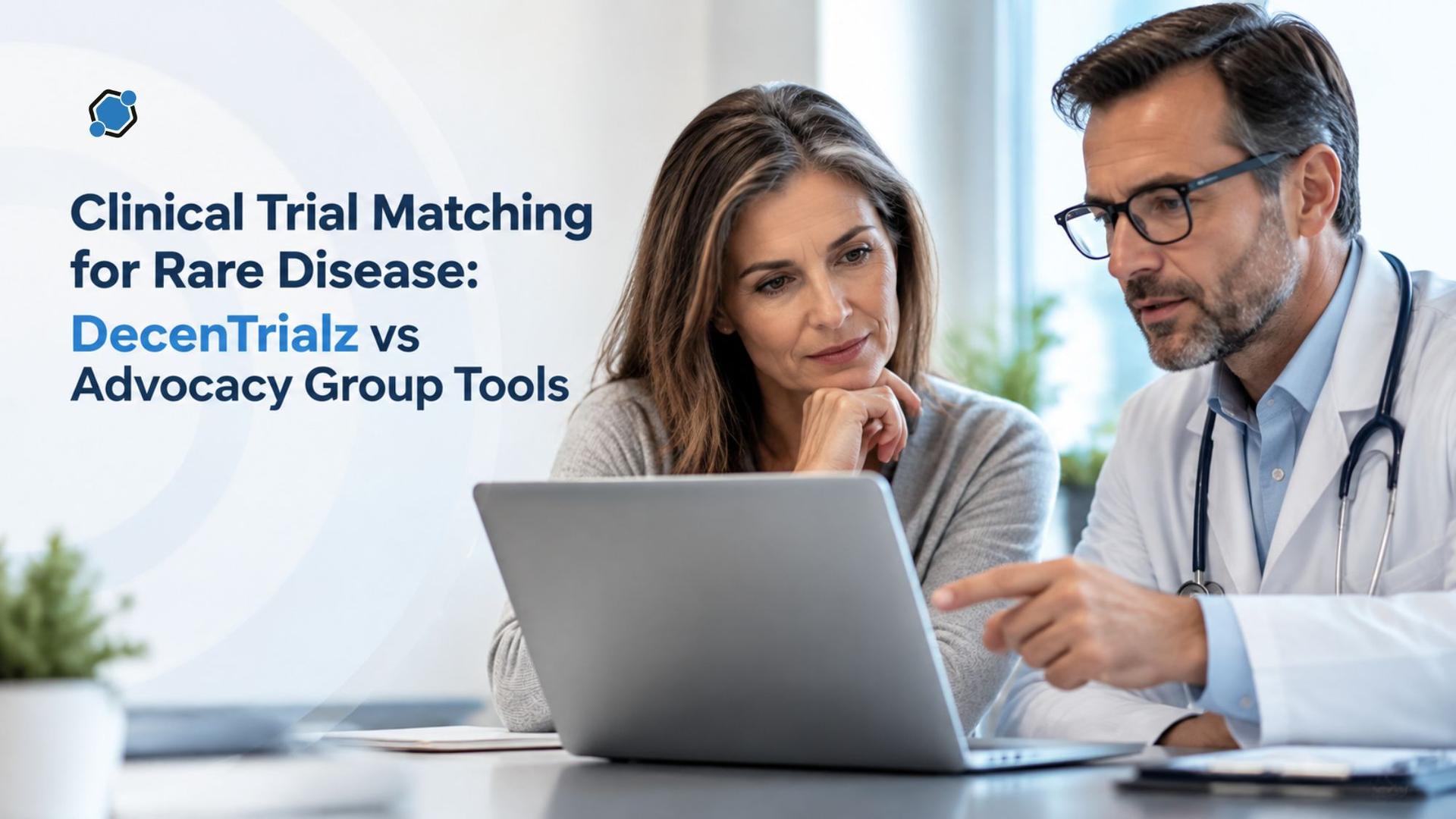 Clinical Trial Matching for Rare Disease: DecenTrialz vs Advocacy Group Tools