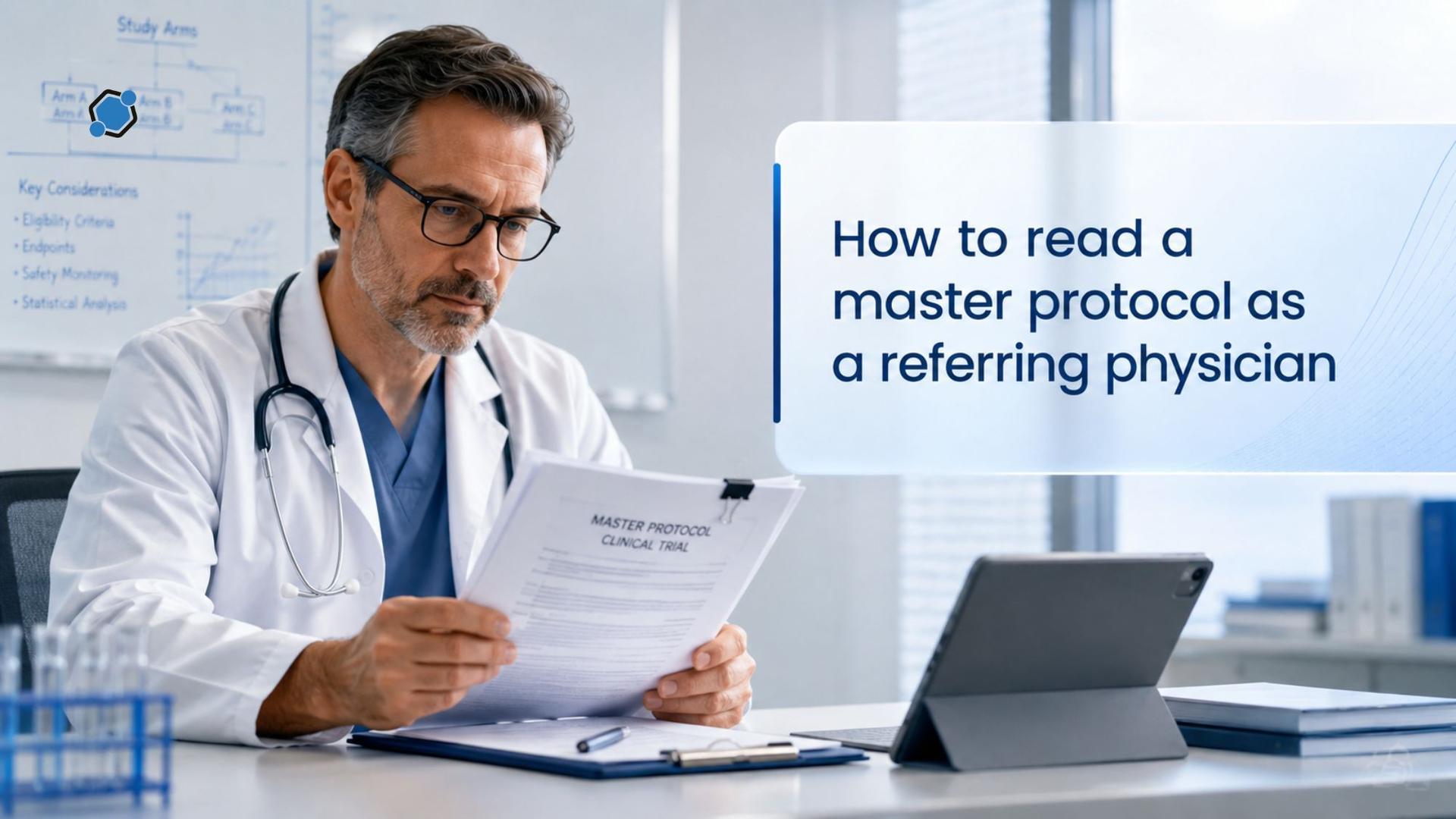 How to read a master protocol as a referring physician