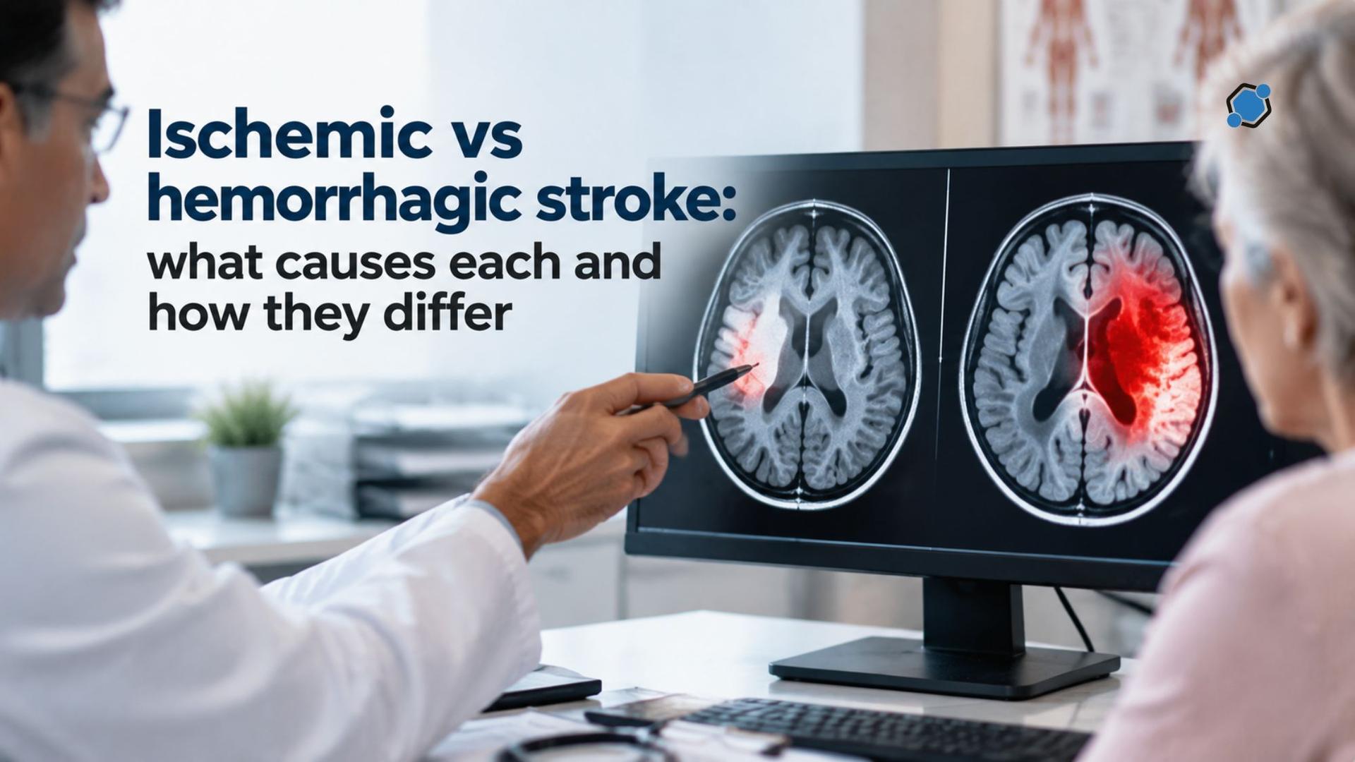 Ischemic vs hemorrhagic stroke: what causes each and how they differ