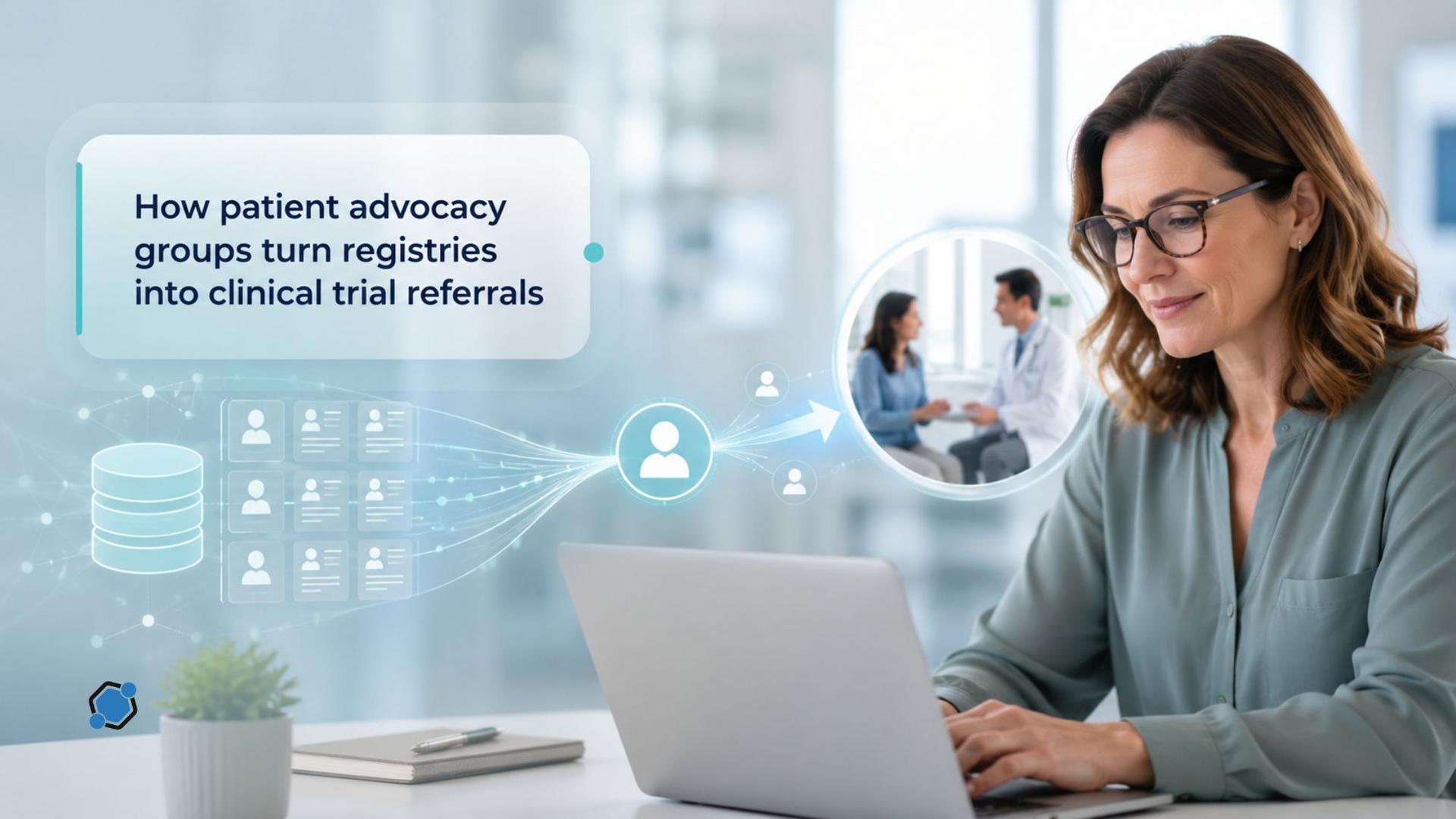 How patient advocacy groups turn registries into clinical trial referrals